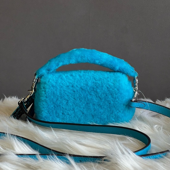 CP940 - Coach The Lil Nas X Drop Tabby Shoulder Bag 12 in Shearling - Picture 6 of 14